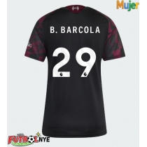 Camiseta Liverpool Bradley Barcola #29 Tercera Equipación para mujer 2026-27 manga corta